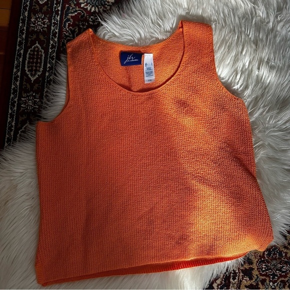 JH Collectables Orange Knit Tank Top - Picture 6 of 9